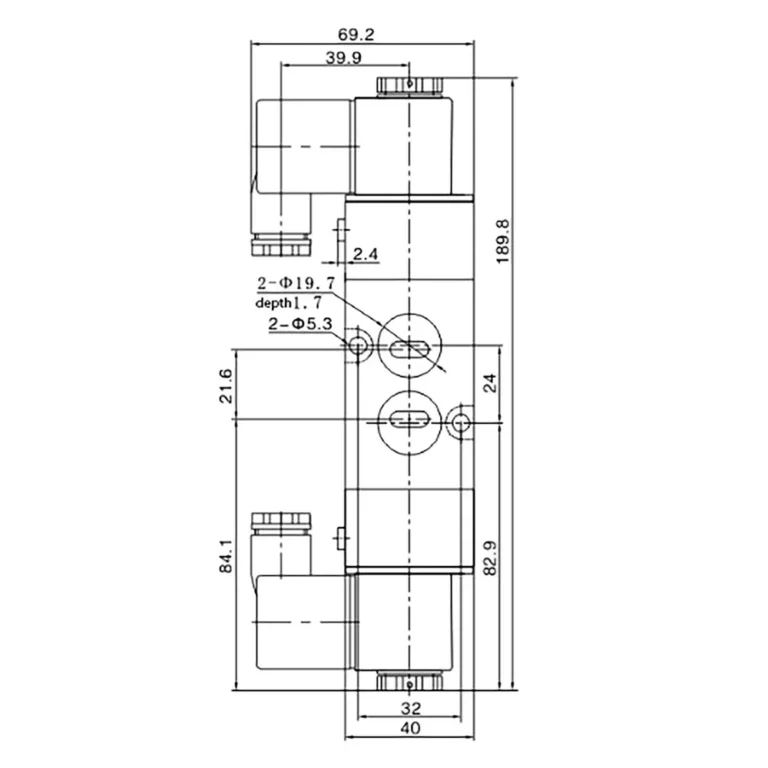 4M320-08-DC24V — распределитель, WAALPC
