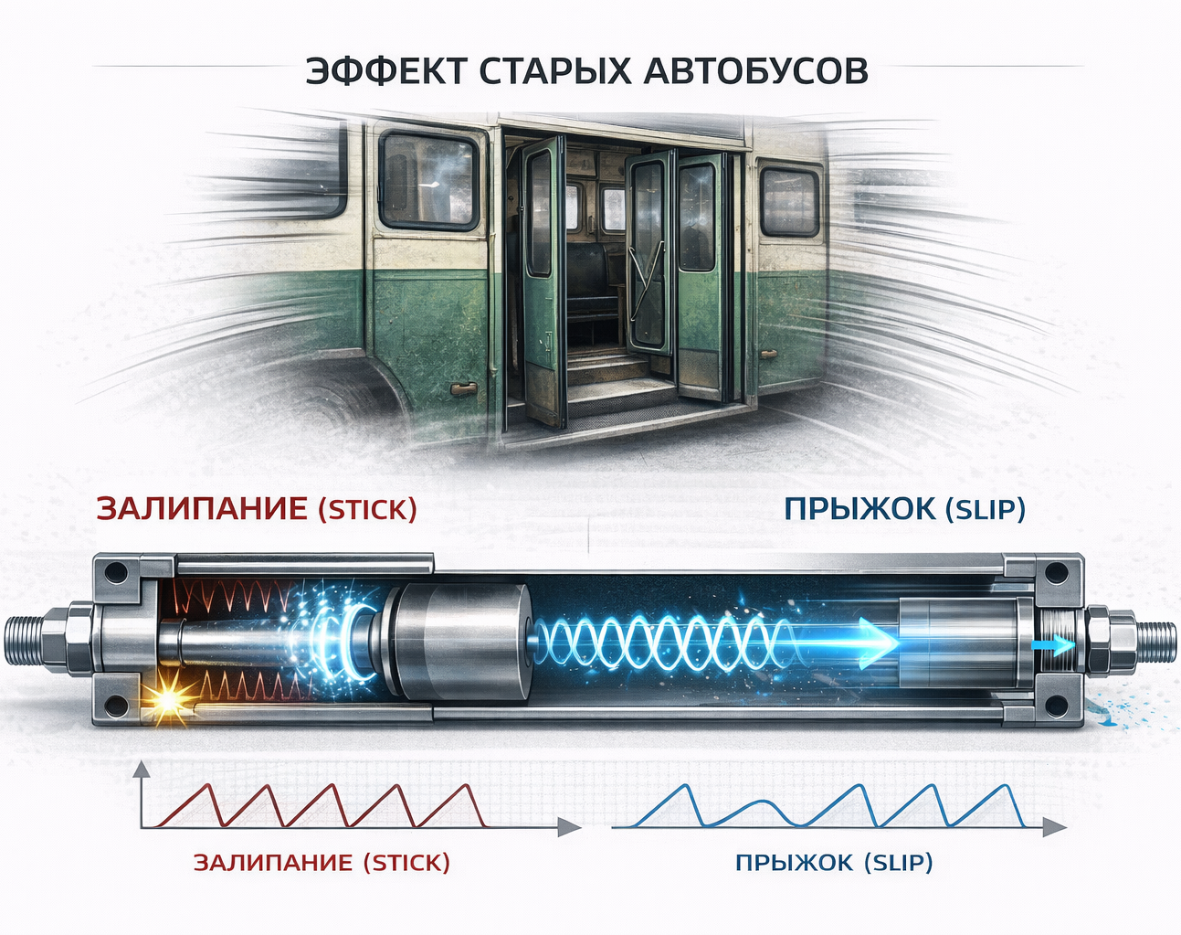 Дросселирование пневмоцилиндра