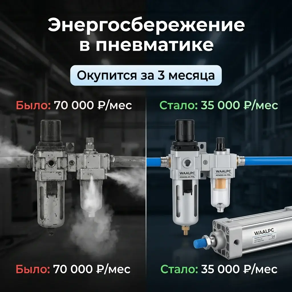 Экономия сжатого воздуха — 7 способов снизить затраты на 30-50%
