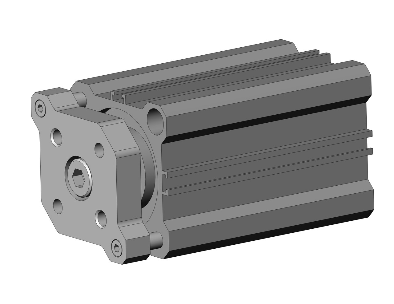 Пневмоцилиндр CDQMB-50-25, Ø50, ход 25 мм