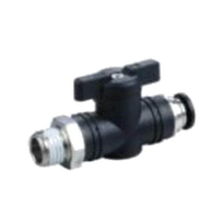 Кран шаровой ручной прямой, цанга × наружная резьба BC