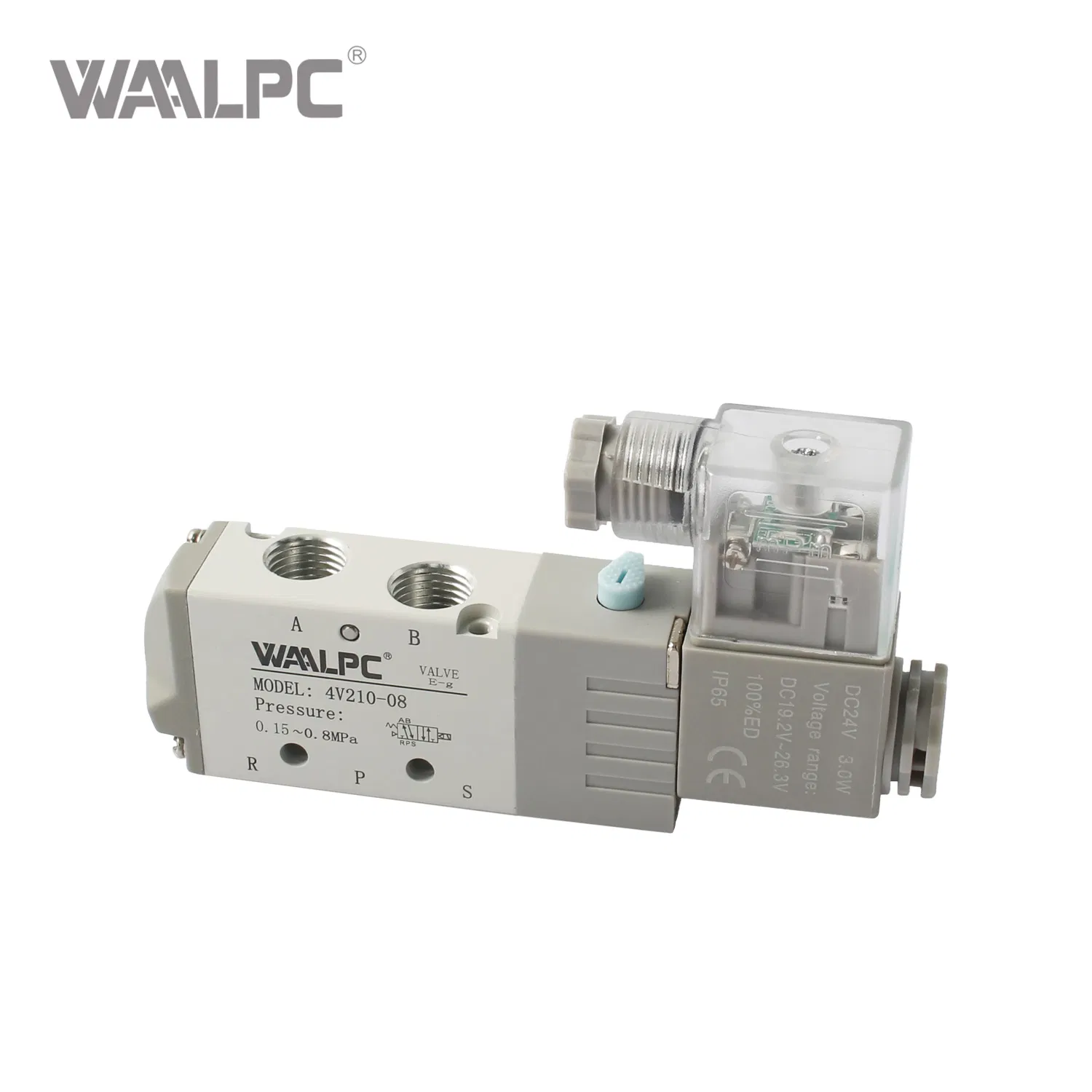 Пневмораспределитель 4V110-M5-AC220V, схема 5/2, порт M5