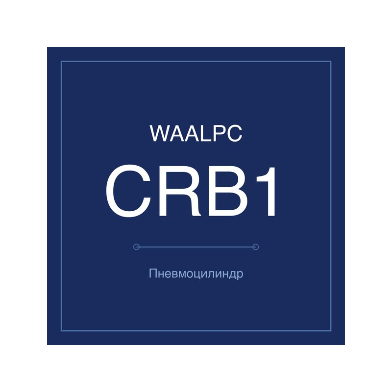 Поворотный привод лопастной CRB1 — углы 90/180/270° WAALPC CRB1BW-180-100