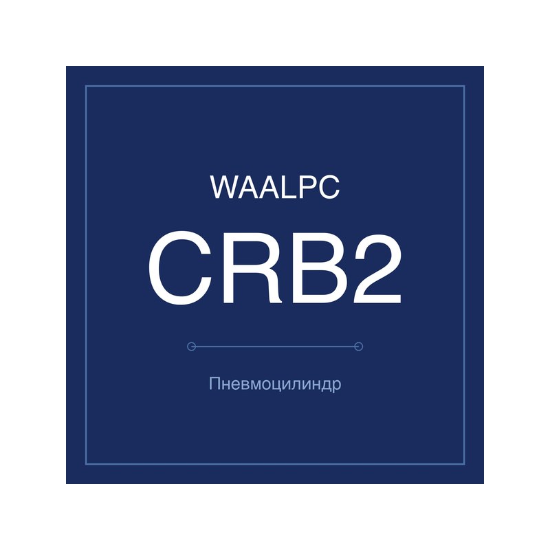 Поворотный пневмопривод CRB2 WAALPC CRB2BW-10