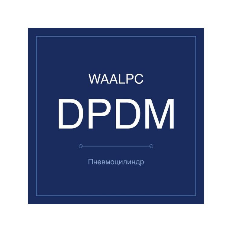 Пневмоцилиндр с двумя штоками DPDM