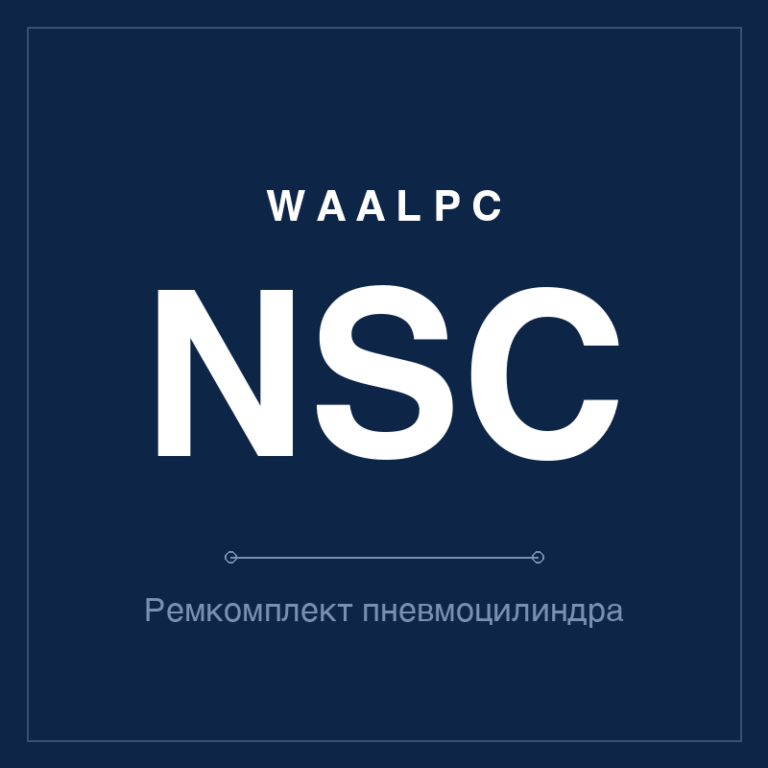 Ремкомплект (уплотнения) пневмоцилиндра NSC