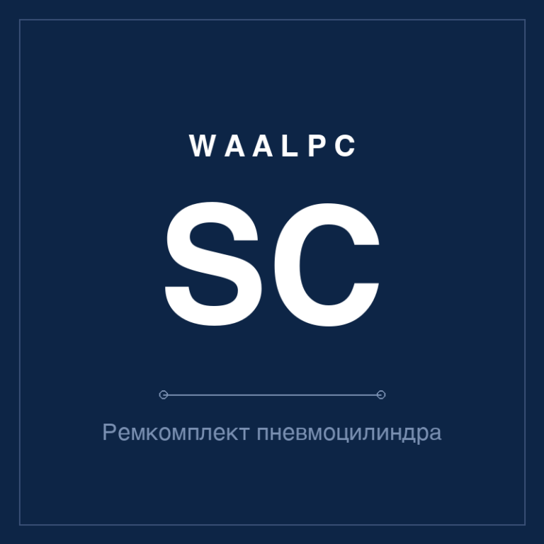 Ремкомплект (уплотнения) пневмоцилиндра SC