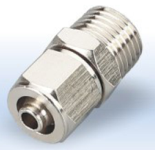 Фитинг цельнолатунный быстрозажимной TK-PC (прямой) WAALPC TK-PC