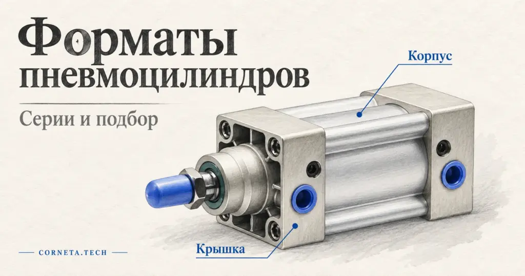 Цилиндры SU, SAU, SI, SAI, C95, C96 и MB: какие по ISO 15552, какие фирменного формата