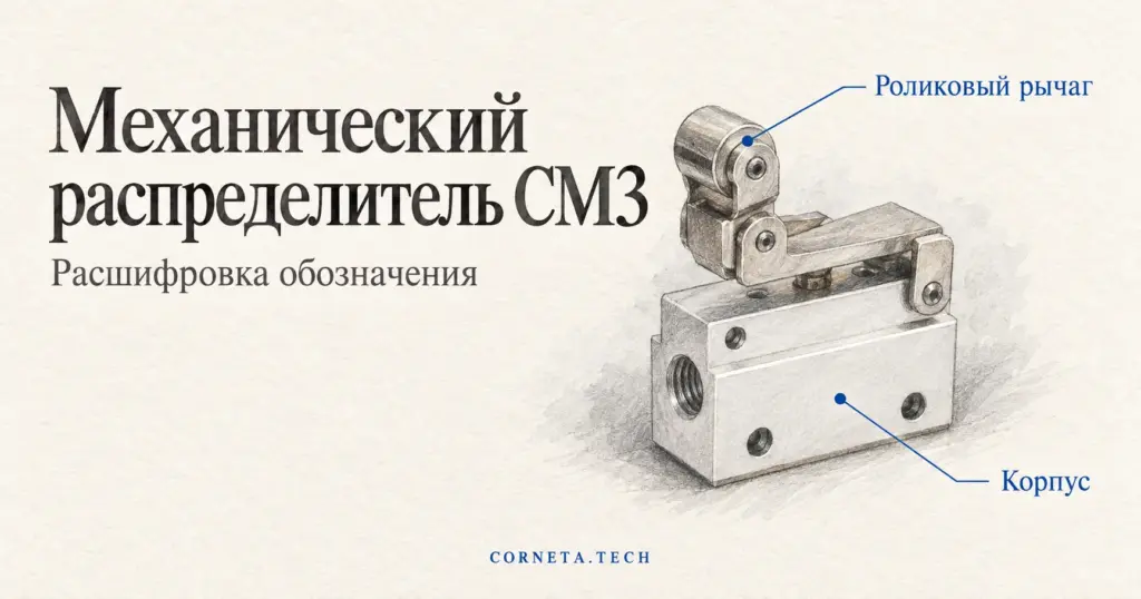 Механические распределители CM3 3/2: расшифровка кода и совместимый аналог AirTAC