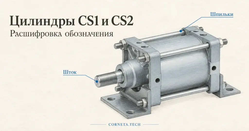 Шпилечные цилиндры CS1 и CS2 большого диаметра: расшифровка кода SMC и совместимый аналог