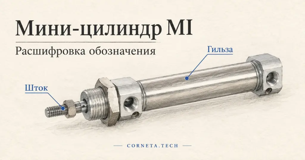 Мини-цилиндры AirTAC MI: расшифровка кода и совместимый аналог DSNU