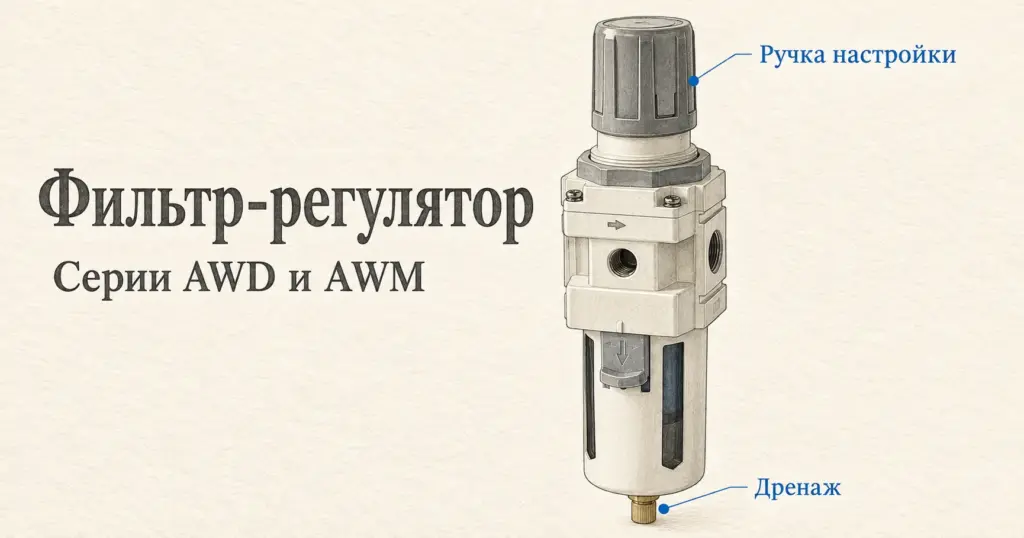 AWD и AWM: фильтр-регулятор 2-в-1 — разница и выбор присоединения
