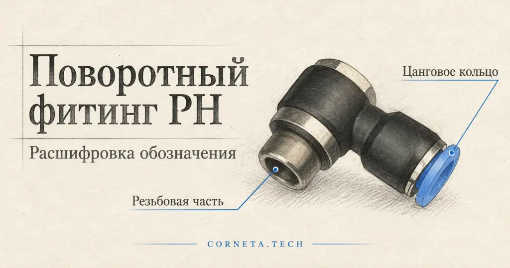 Фитинг PH — расшифровка кода и аналог AirTAC PH