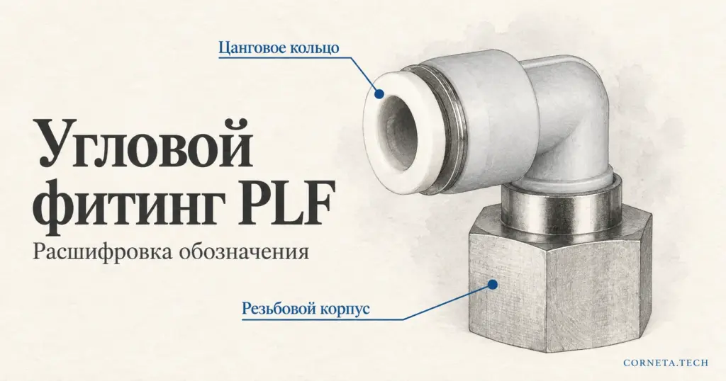 Фитинг PLF Festo: расшифровка кода и совместимый аналог QSLF
