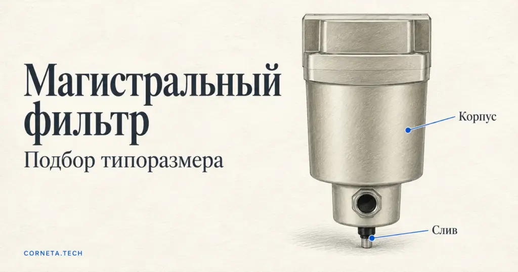 SMC AFF — магистральный фильтр: как подобрать типоразмер